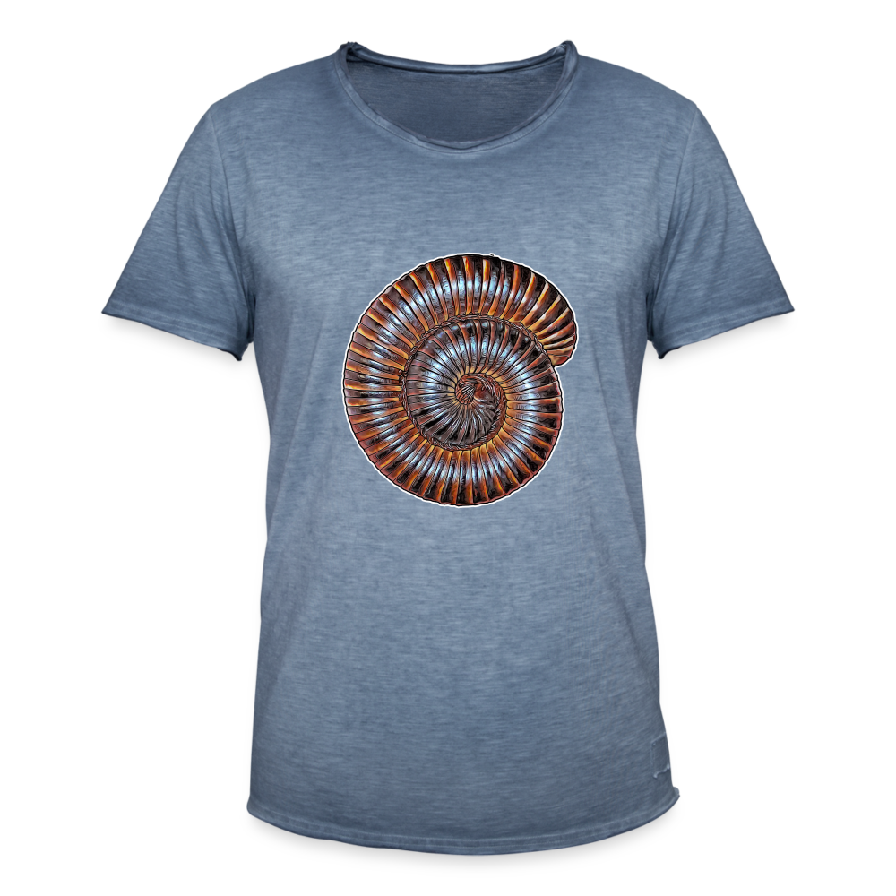 Männer Vintage T-Shirt Archispirostreptus gigas - Vintage Denim