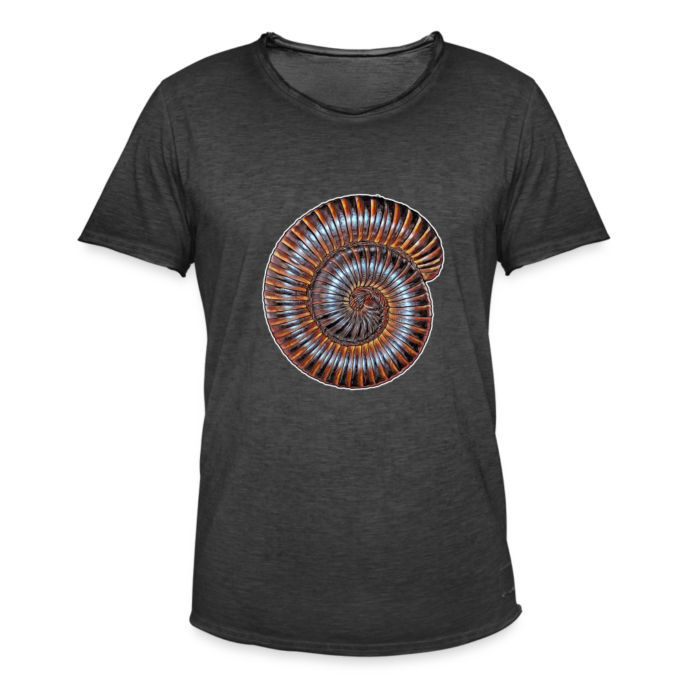 Männer Vintage T-Shirt Archispirostreptus gigas - Vintage Schwarz