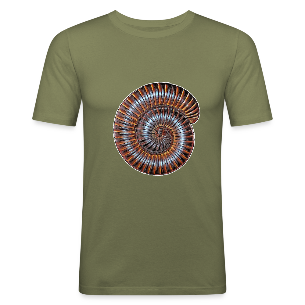 Männer Slim Fit T-Shirt Archispirostreptus gigas - khaki Grün