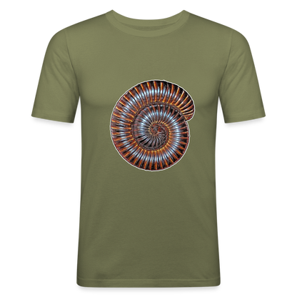 Männer Slim Fit T-Shirt Archispirostreptus gigas - khaki Grün
