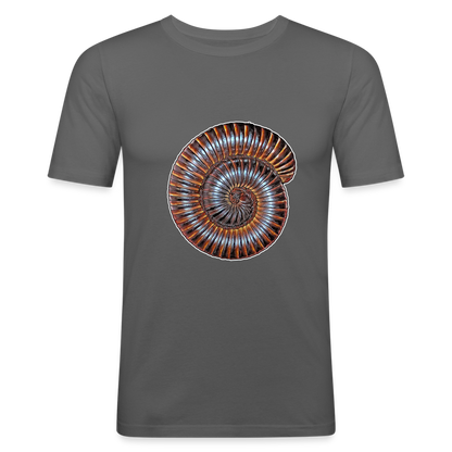 Männer Slim Fit T-Shirt Archispirostreptus gigas - Graphite