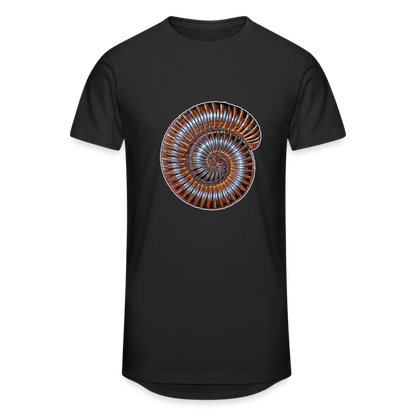 Männer Urban Longshirt Archispirostreptus gigas - Schwarz