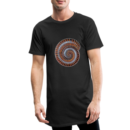 Männer Urban Longshirt Archispirostreptus gigas - Schwarz