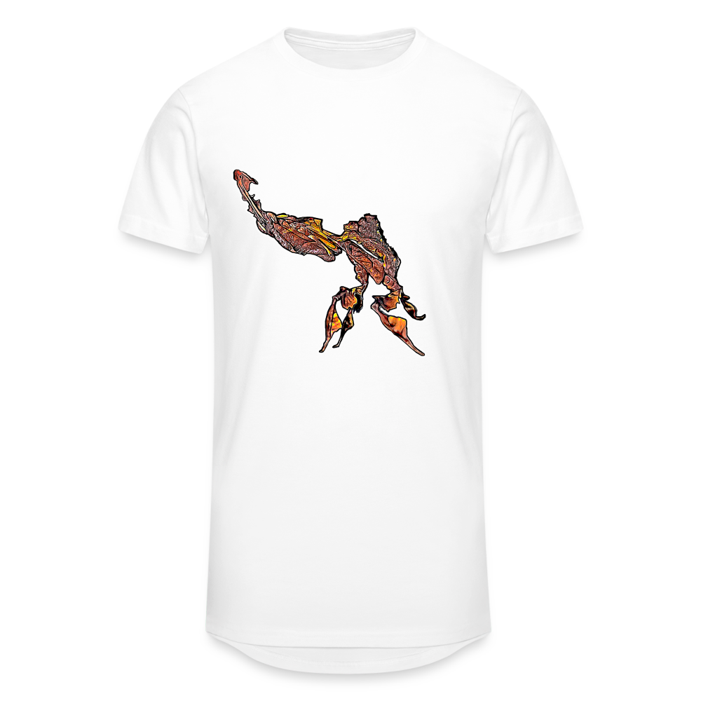 Männer Urban Longshirt Phyllocrania paradoxa male - weiß