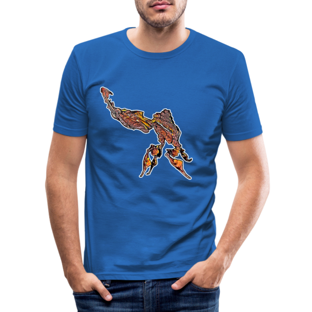 Männer Slim Fit T-Shirt Phyllocrania paradoxa male - Königsblau