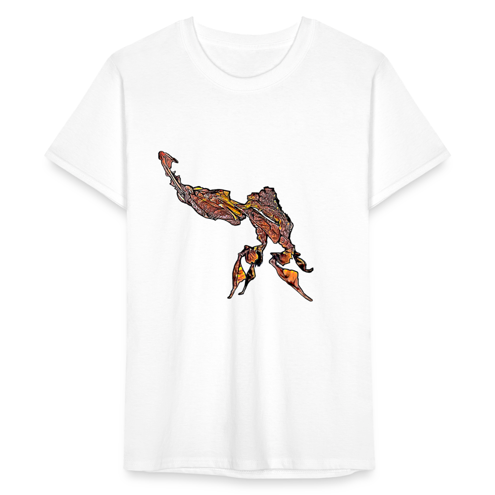 Männer Fruit of the Loom T-Shirt Phyllocrania paradoxa - weiß