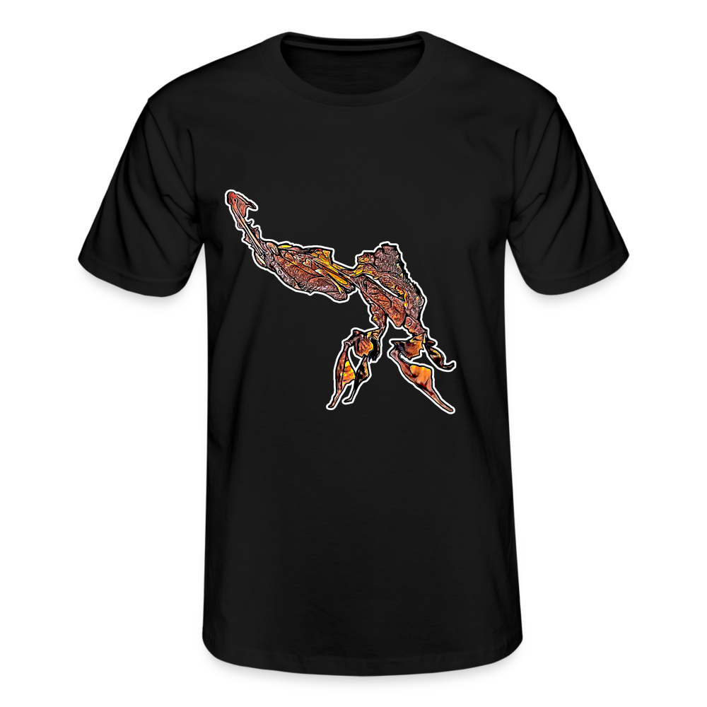 Männer Fruit of the Loom T-Shirt Phyllocrania paradoxa - Schwarz