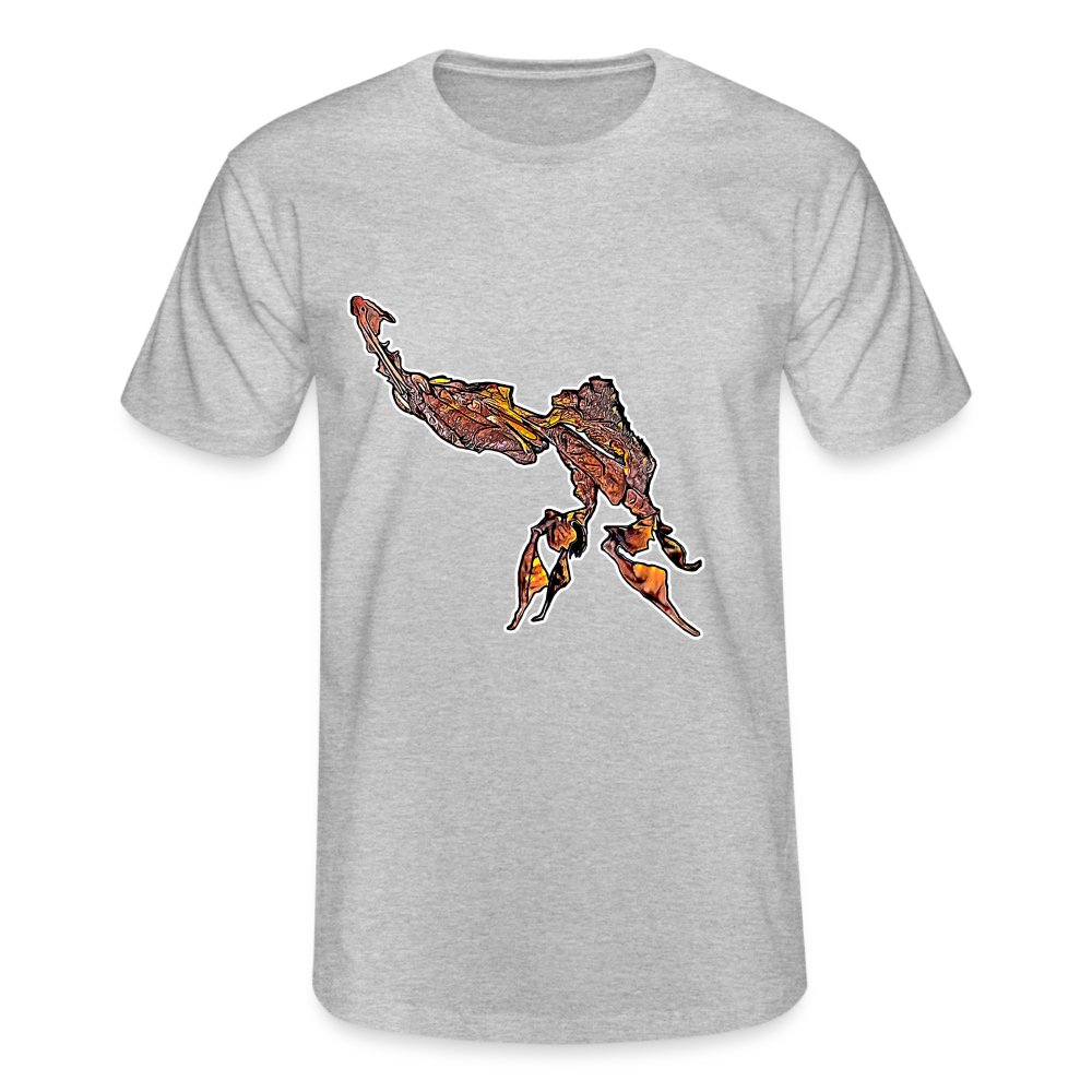 Männer Fruit of the Loom T-Shirt Phyllocrania paradoxa - Grau meliert