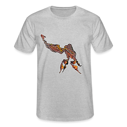 Männer Fruit of the Loom T-Shirt Phyllocrania paradoxa - Grau meliert