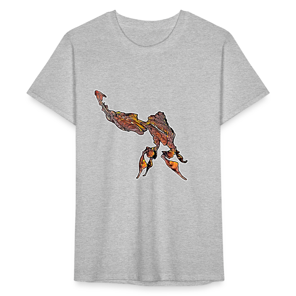 Männer Fruit of the Loom T-Shirt Phyllocrania paradoxa - Grau meliert