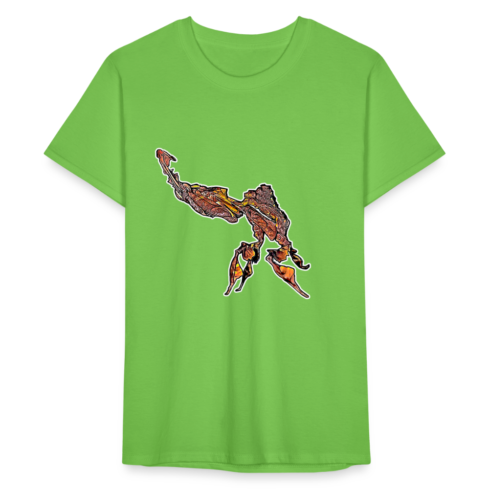 Männer Fruit of the Loom T-Shirt Phyllocrania paradoxa - Hellgrün