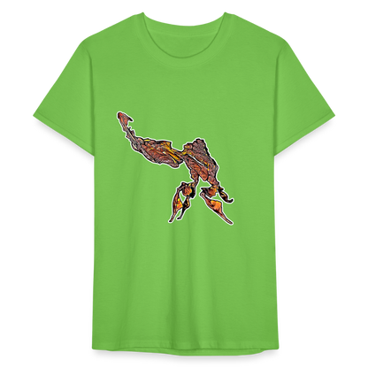 Männer Fruit of the Loom T-Shirt Phyllocrania paradoxa - Hellgrün