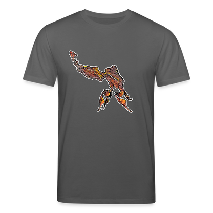 Männer Stanley & Stella Bio-T-Shirt Phyllocrania paradoxa male - Anthrazit