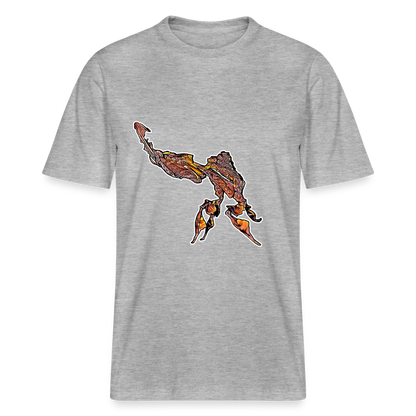 Unisex Stanley & Stella Bio-T-Shirt Phyllocrania paradoxa male - Grau meliert