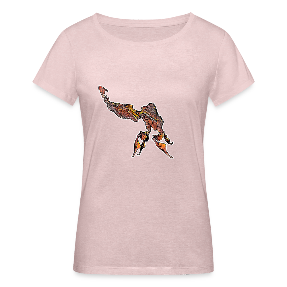 Frauen Stanley & Stella Bio-T-Shirt Phyllocrania paradoxa male - Rosa-Creme meliert