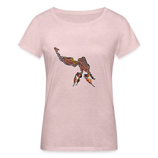 Frauen Stanley & Stella Bio-T-Shirt Phyllocrania paradoxa male - Rosa-Creme meliert