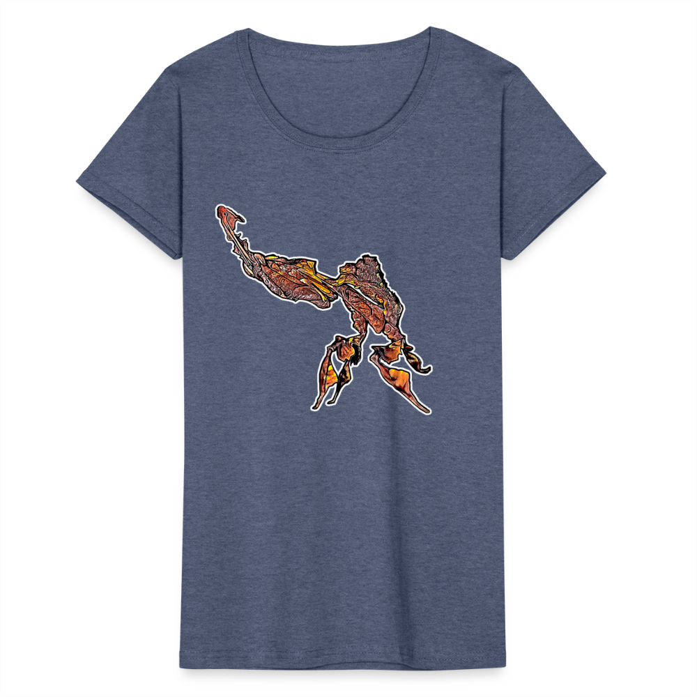 Frauen Fruit of the Loom T-Shirt Phyllocrania paradoxa male - Navy meliert