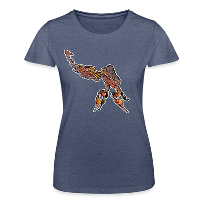 Frauen Fruit of the Loom T-Shirt Phyllocrania paradoxa male - Navy meliert