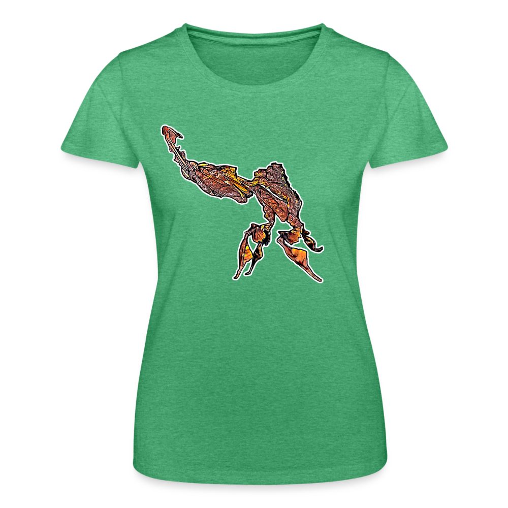 Frauen Fruit of the Loom T-Shirt Phyllocrania paradoxa male - Grün meliert