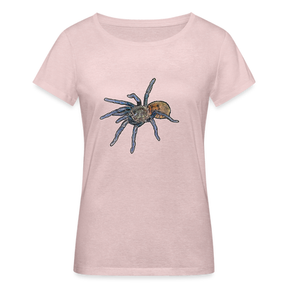 Frauen Stanley & Stella Bio-T-Shirt Chromatopelma cyaneopubescens - Rosa-Creme meliert