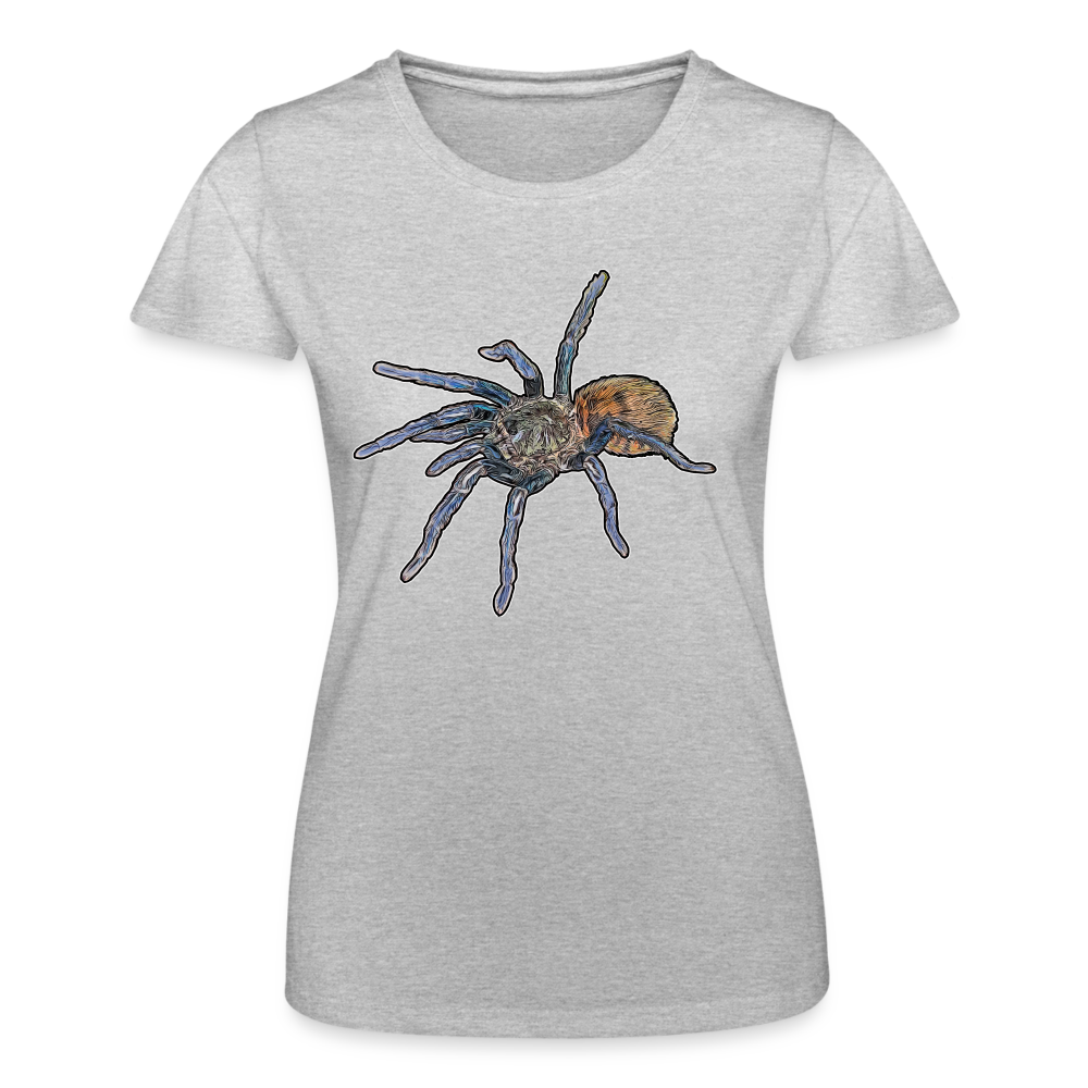 Frauen Fruit of the Loom T-Shirt Chromatopelma cyaneopubescens - Grau meliert