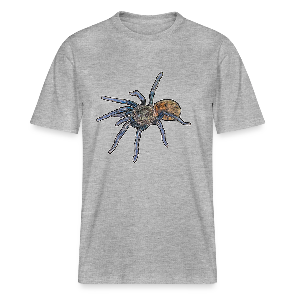 Unisex Stanley & Stella Bio-T-Shirt Chromatopelma cyaneopubescens - Grau meliert