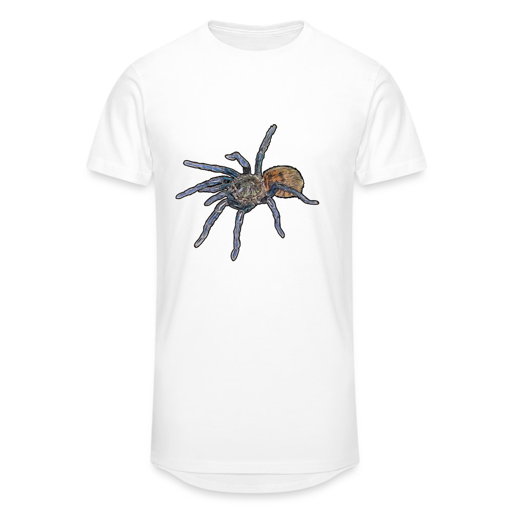 Männer Urban Longshirt Chromatopelma cyaneopubescens - weiß