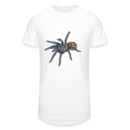 Männer Urban Longshirt Chromatopelma cyaneopubescens - weiß