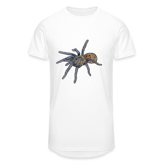 Männer Urban Longshirt Chromatopelma cyaneopubescens - weiß