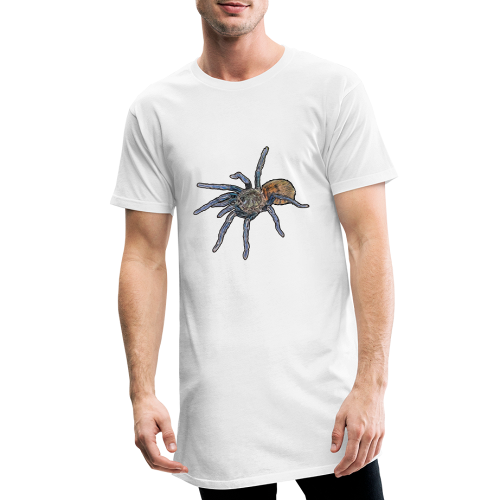 Männer Urban Longshirt Chromatopelma cyaneopubescens - weiß