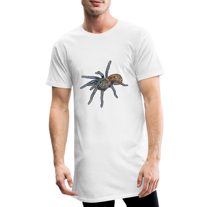 Männer Urban Longshirt Chromatopelma cyaneopubescens - weiß