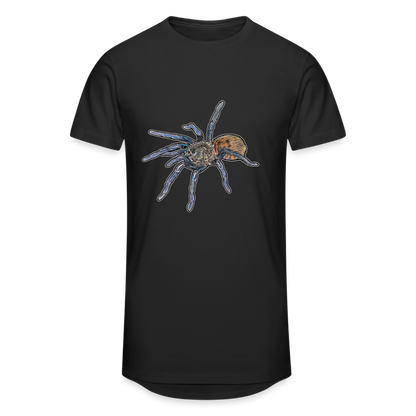 Männer Urban Longshirt Chromatopelma cyaneopubescens - Schwarz