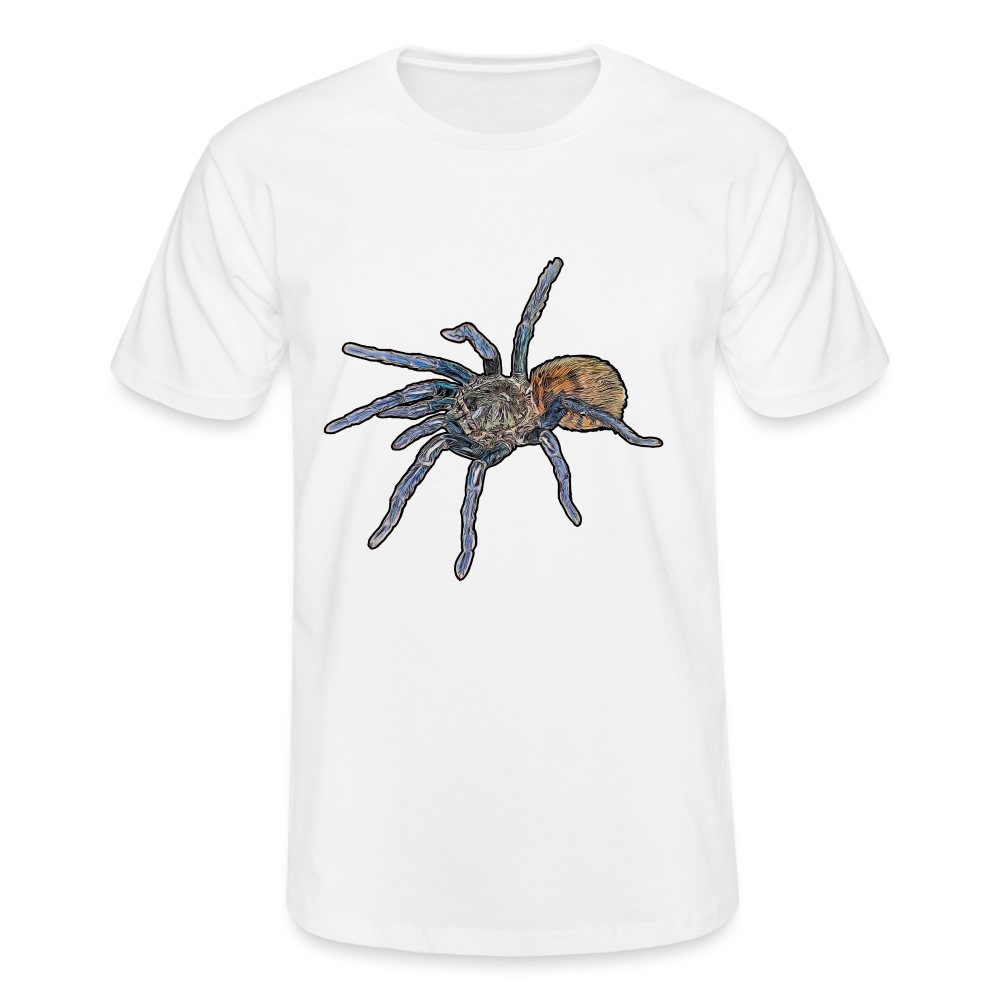 Männer Fruit of the Loom T-Shirt Chromatopelma cyaneopubescens - weiß