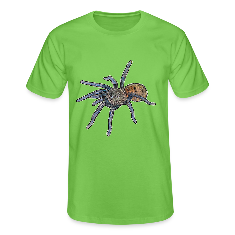 Männer Fruit of the Loom T-Shirt Chromatopelma cyaneopubescens - Hellgrün