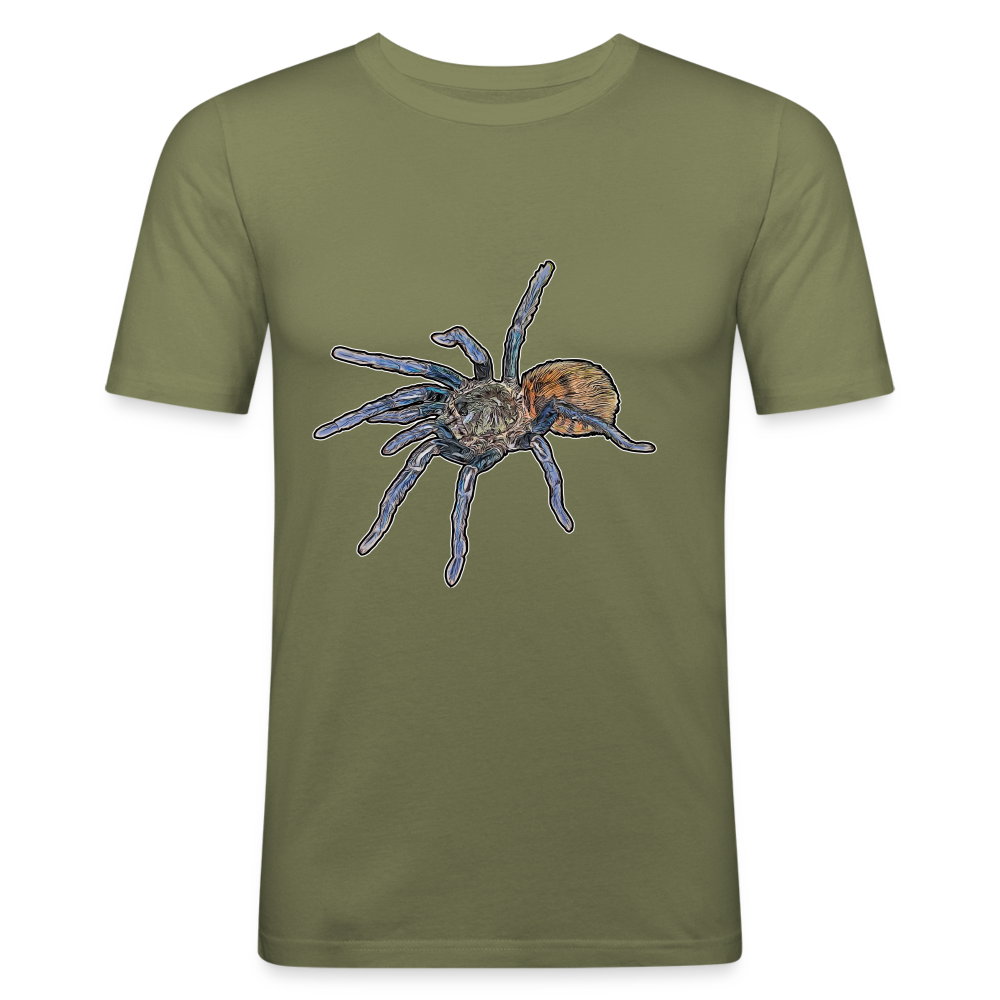 Männer Slim Fit T-Shirt Chromatopelma cyaneopubescens - khaki Grün