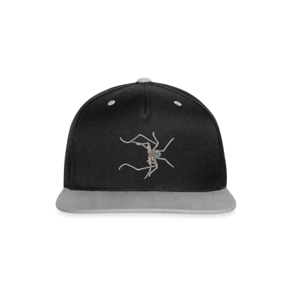 Cappy Kontrast Snapback Euphrynichus bacillifer - Schwarz/Grau