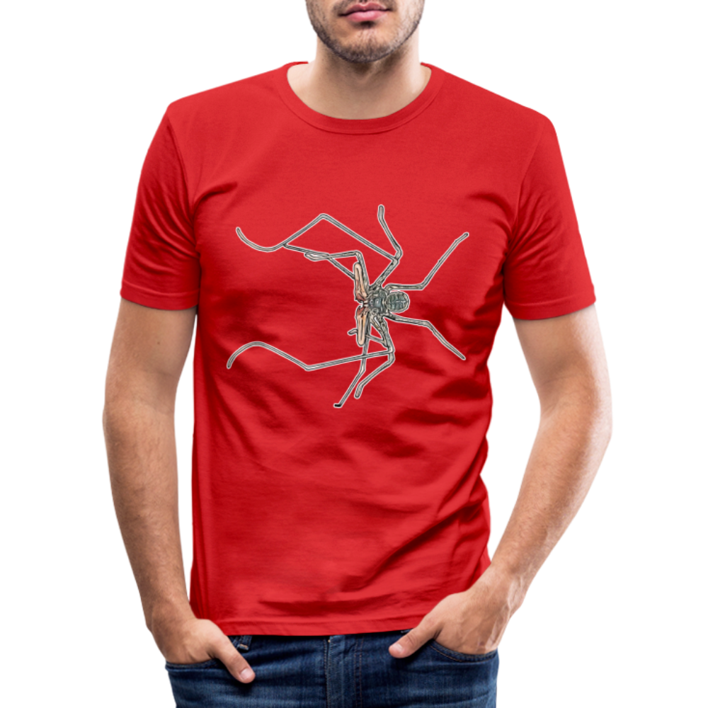 Männer Slim Fit T-Shirt Euphrynichus bacillifer - Rot