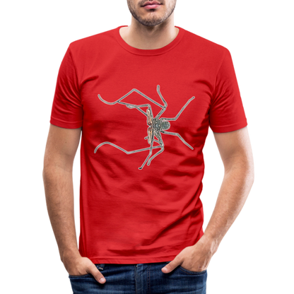 Männer Slim Fit T-Shirt Euphrynichus bacillifer - Rot