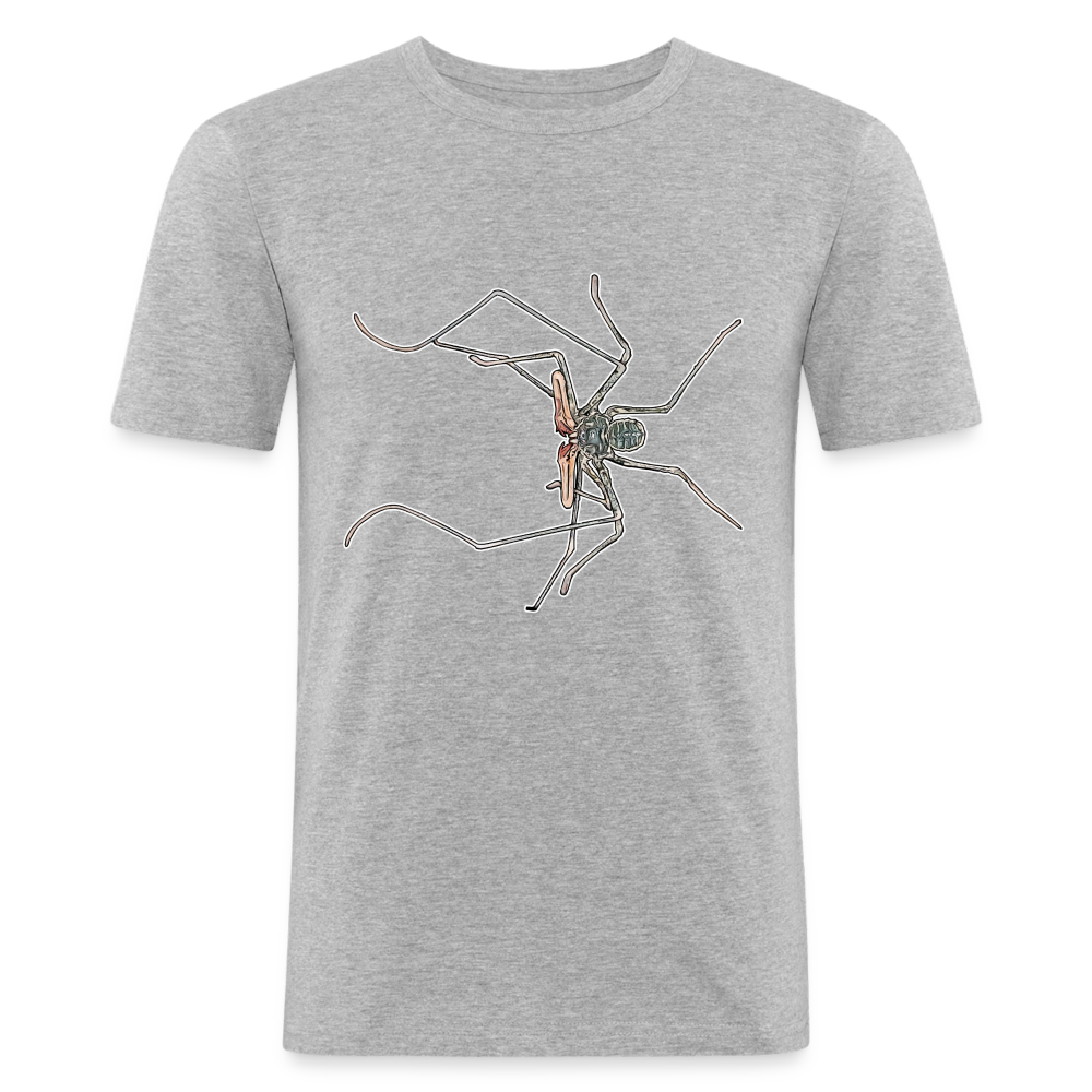 Männer Slim Fit T-Shirt Euphrynichus bacillifer - Grau meliert