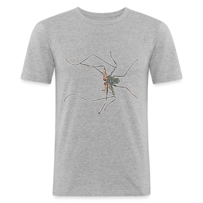 Männer Slim Fit T-Shirt Euphrynichus bacillifer - Grau meliert