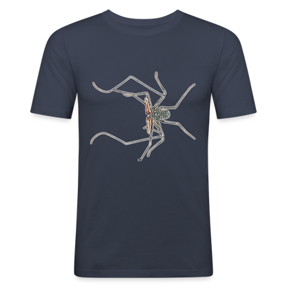 Männer Slim Fit T-Shirt Euphrynichus bacillifer - Navy