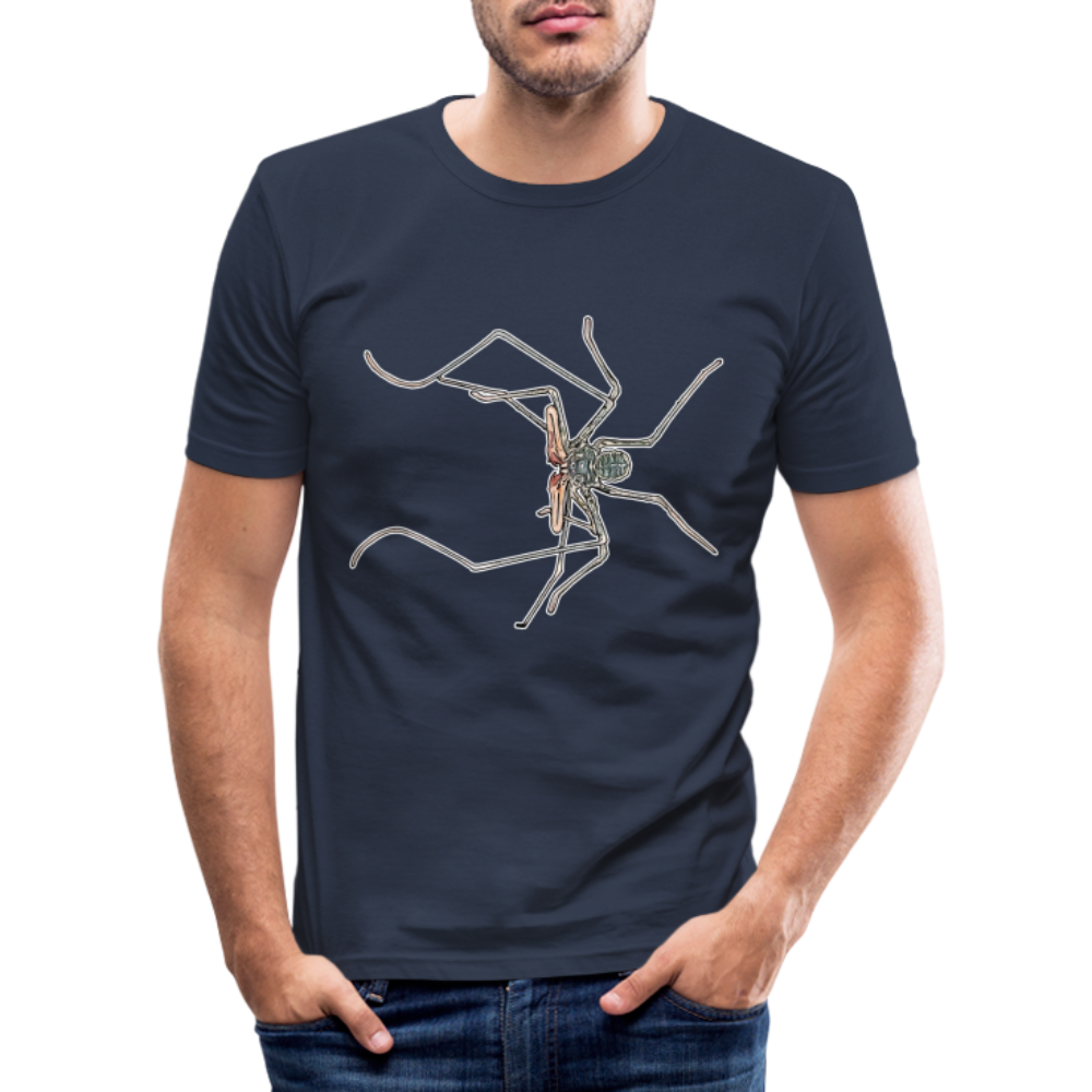 Männer Slim Fit T-Shirt Euphrynichus bacillifer - Navy