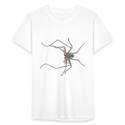 Männer Fruit of the Loom T-Shirt Euphrynichus bacillifer - weiß