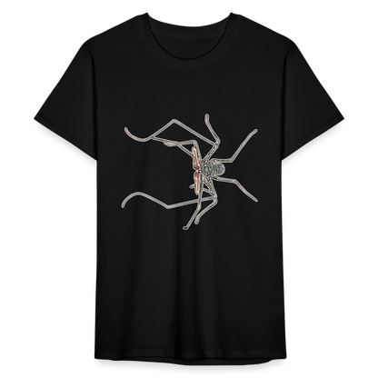 Männer Fruit of the Loom T-Shirt Euphrynichus bacillifer - Schwarz