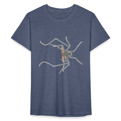 Männer Fruit of the Loom T-Shirt Euphrynichus bacillifer - Navy meliert