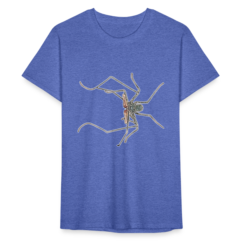Männer Fruit of the Loom T-Shirt Euphrynichus bacillifer - Blau meliert