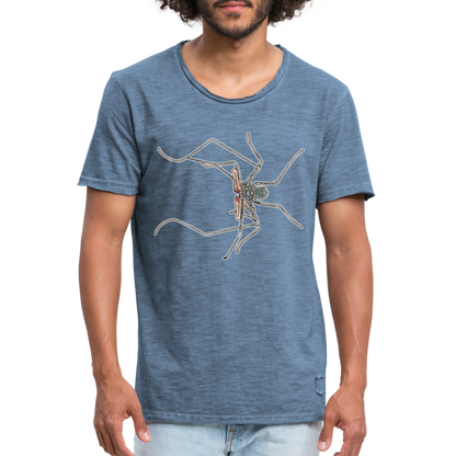 Männer Vintage T-Shirt Euphrynichus bacillifer - Vintage Denim