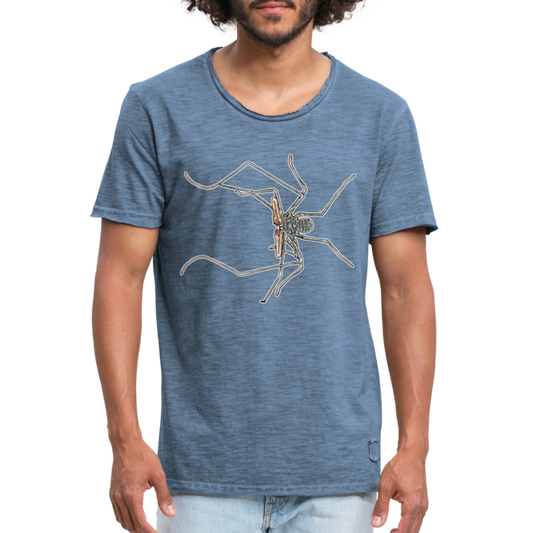 Männer Vintage T-Shirt Euphrynichus bacillifer - Vintage Denim