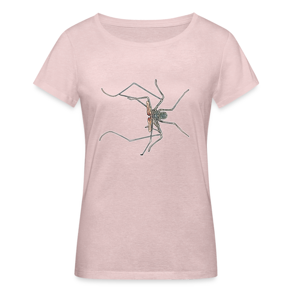 Frauen Stanley & Stella Bio-T-Shirt Euphrynichus bacillifer - Rosa-Creme meliert