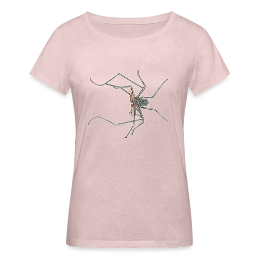 Frauen Stanley & Stella Bio-T-Shirt Euphrynichus bacillifer - Rosa-Creme meliert